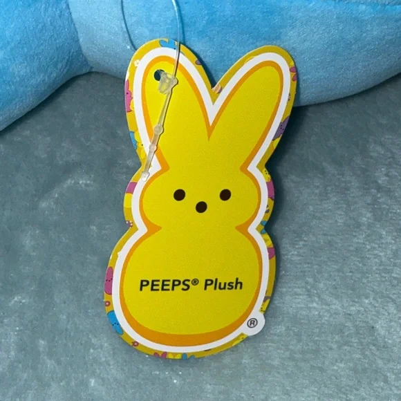 Peeps Blue Plush Bunny Pillow - Picture 7 of 12